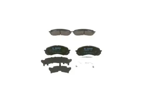 Гальмівні колодки дискові SUBARU Impreza 1,5-1,6 00-07 BOSCH 0986494373