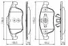Гальмівні колодки, дискові BOSCH 0986494381 (фото 6)
