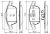 Гальмівні колодки, дискові BOSCH 0986494381 (фото 7)