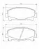 Тормозные колодки дисковые BOSCH 0986494382 (фото 1)