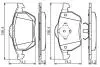 Гальмівні колодки, дискові BOSCH 0986494390 (фото 5)