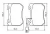Колодки гальмівні дискові BOSCH 0 986 494 402 (фото 4)