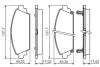 Гальмівні колодки, дискове гальмо (набір) BOSCH 0986494414 (фото 4)