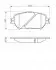 Гальмівні колодки LEXUS GS300 "F "05-11 BOSCH 0986494418 (фото 1)