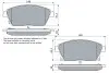 Тормозные колодки (передние) Opel Astra J/Zafira C/Chevrolet Cruze 09- BOSCH 0 986 494 434 (фото 5)