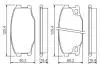 Тормозные колодки Mitsubishi Canter FE Front/Rear BOSCH 0986494442 (фото 5)