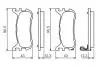 Тормозные колодки, дисковый тормоз.) BOSCH 0986494482 (фото 5)