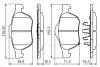 Тормозные колодки, дисковый тормоз.) BOSCH 0986494485 (фото 5)