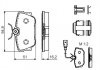 Колодки гальмівні (задні) VW T4 90-03 (з датчиками) BOSCH 0 986 494 529 (фото 14)