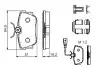 Тормозные колодки (задние) VW T4 90-03 (с датчиками) BOSCH 0 986 494 529 (фото 14)
