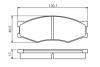 Дисковые тормозные колодки BOSCH 0986494541 (фото 5)