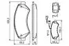 Тормозные колодки, дисковые. BOSCH 0986494580 (фото 5)