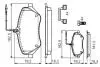 Тормозные колодки, дисковые. BOSCH 0986494585 (фото 6)