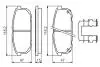 Тормозные колодки, дисковые. BOSCH 0986494590 (фото 7)