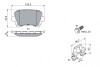 Тормозные колодки (задние) VW Caddy 03-15 BOSCH 0 986 494 595 (фото 7)