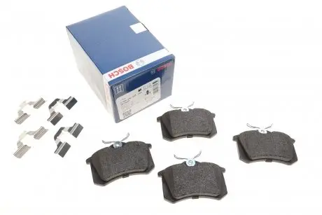 Тормозные колодки (задние) VW Golf/Passat 83-02/ Peugeot 405 87-96 BOSCH 0 986 494 597