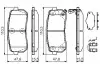 Тормозные колодки, дисковые. BOSCH 0986494608 (фото 7)