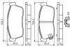 Гальмівні колодки, дискові BOSCH 0986494618 (фото 5)