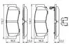Тормозные колодки, дисковые. BOSCH 0986494628 (фото 5)