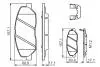 Гальмівні колодки, дискові BOSCH 0986494631 (фото 7)