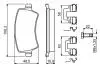 Гальмівні колодки, дискові BOSCH 0986494641 (фото 6)