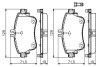 Тормозные колодки (передние) MB A-class (W176)/B-class (W246) 11-18 BOSCH 0 986 494 663 (фото 2)