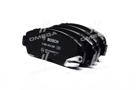 Тормозные колодки (передние) Honda CR-V IV 1.6-2.4i 12- BOSCH 0 986 494 685