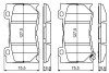 Колодки гальмівні (передні) Infiniti FX/G 07-/M37/M 10-/Q50/Q60/Q70/QX70 13-/Nissan Skyline 14- BOSCH 0 986 494 707 (фото 7)