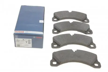 Тормозные колодки (передние) Porsche Cayenne 02-/Macan 14-/Panamera 10-16/VW Touareg 02- BOSCH 0 986 494 757