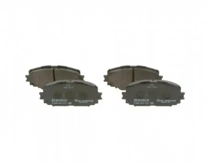 Гальмівні колодки дискові TOYOTA/LEXUS Yaris \'\'F BOSCH 0986494770