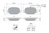 Колодки тормозные дисковые BOSCH 0986494776 (фото 7)