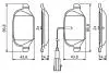 Гальмівні колодки дискові FIAT 500/Panda/Panda/Idea \'\'R BOSCH 0986494779 (фото 5)