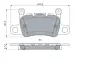 Комплект гальмівних колодок BOSCH 0 986 494 794 (фото 5)