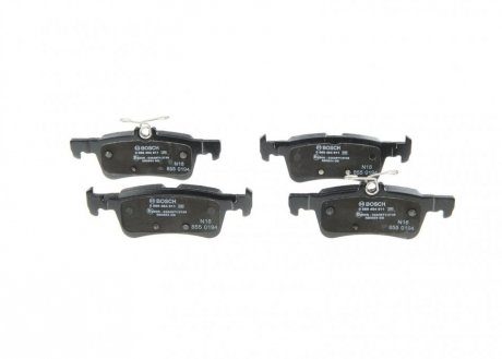 Комплект тормозных колодок (задних) Citroen Berlingo 18-/Peugeot 308 1.6 HDi 14- BOSCH 0 986 494 811 (фото 1)