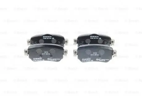 Колодки гальмівні (задние) Nissan Qashqai II/X-Trail/ Renault Kadjar 13- BOSCH 0 986 494 816