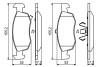 Колодки гальмівні OPEL P. CORSA 1,0-1,6 14- BOSCH 0986494824 (фото 7)