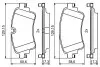 Колодки гальмівні (задні) Audi A4/A5/Q5/Q7 2.0 TFSI/TDI/3.0 TDI 15- (TRW) BOSCH 0 986 494 833 (фото 2)