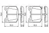 Тормозные колодки дисковые SUBARU Forester &quot;R &quot;12&gt;&gt; BOSCH 0986494865 (фото 7)