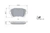 Комплект гальмівних колодок BOSCH 0 986 494 889 (фото 7)