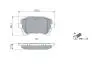 Комплект гальмівних колодок BOSCH 0 986 494 889 (фото 7)