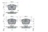 Комплект гальмівних колодок передн, OPEL SIGNUM, VECTRA C, VECTRA C GTS, SAAB 9-3, 9-3X 1.8-3.2 08.02-02.15 BOSCH 0986494959 (фото 5)