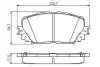 Тормозные колодки дисковые TOYOTA Yaris/Prius \&#039;\&#039;F &quot;06&gt;&gt; PR2 BOSCH 0986495109 (фото 1)