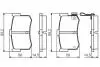 Дискові гальмівні колодки BOSCH 0986495121 (фото 1)