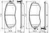 Тормозные колодки.) BOSCH 0986495125 (фото 5)