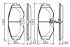 Гальмівні колодки дискові Nissan Maxima QX CA33 F BOSCH 0986495147 (фото 1)