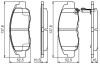 Дискові гальмівні колодки BOSCH 0986495153 (фото 1)