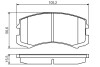 Дисковые тормозные колодки BOSCH 0986495158 (фото 1)