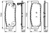 Колодки тормозные дисковые SSANG YONG Kyron/Rexton/Rodius "R "05>> BOSCH 0986495315 (фото 1)