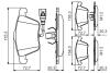 Гальмівні колодки перед. AUDI A3/TT VW Golf V, Passat 05- SEAT Leon (з датчик.) BOSCH 0986495356 (фото 1)