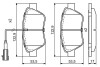 Колодки тормозные дисковые BOSCH 0 986 495 378 (фото 7)